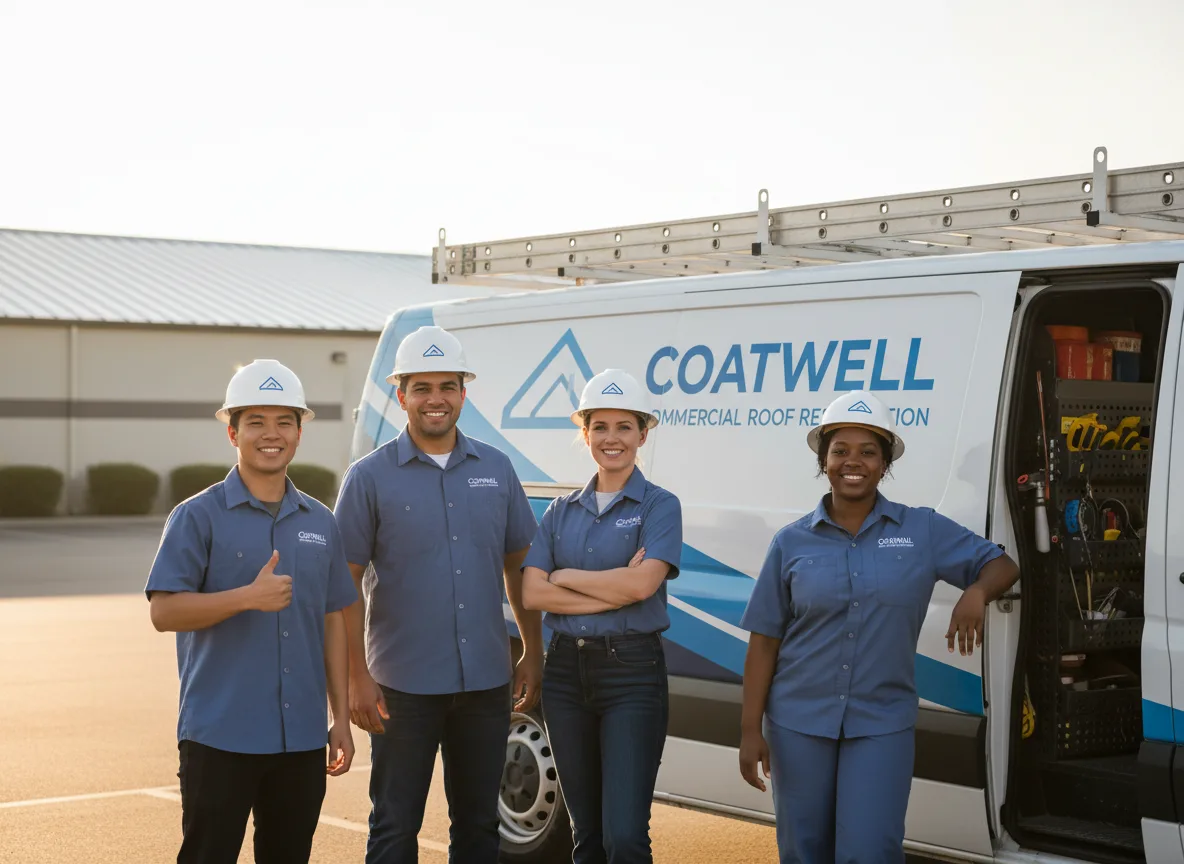 Commercial roof coating company in Prescott, WI